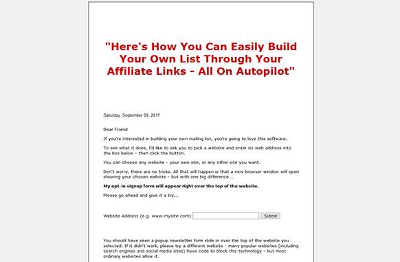 Screen422-1 Affiliate List Pro