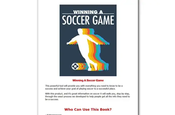 Screen340 Winning A Soccer Game