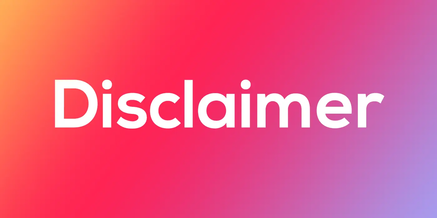 Disclaimer Disclaimer