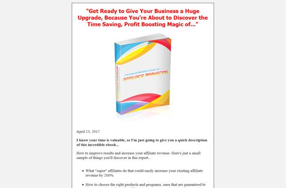 Screen417 The Internet Marketer’s Guide To Affiliate Marketing