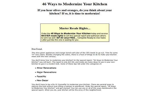 Screen4-16 46 Ways To Modernize Your Kitchen Audio Book Plus Ebook