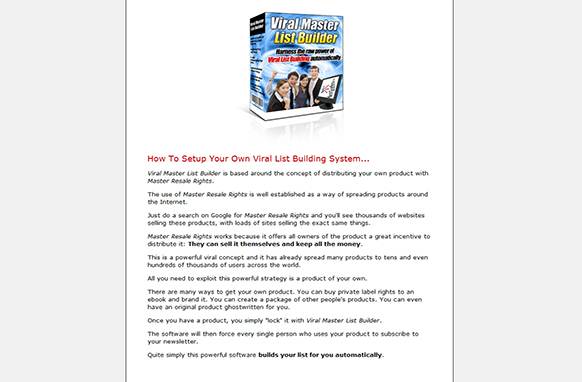 Screen47-1 Viral Master List Builder