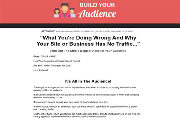 Screen435-3 Build Your Audience
