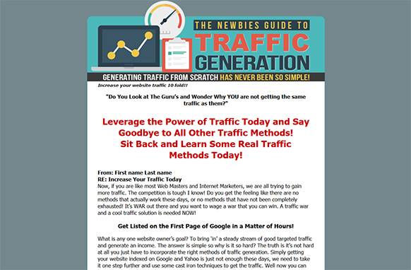 Screen444-2 The Newbies Guide To Traffic Generation