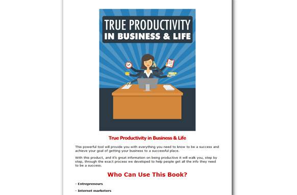 Screen3119 True Productivity In Business and Life