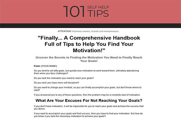 Screen427-3 101 Self Help Tips