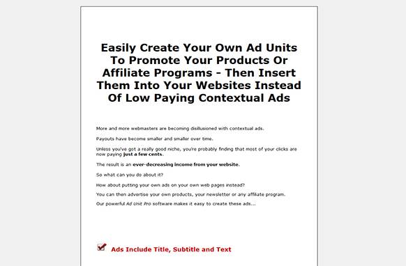 Screen48 Ad Unit Pro