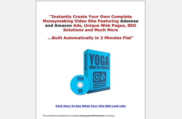Screen444 Yoga Video Site Builder