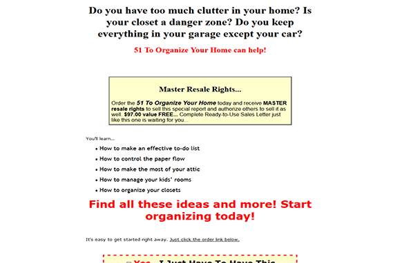 Screen4-28 51 Ways To Organize Your Home Audio Book Plus Ebook