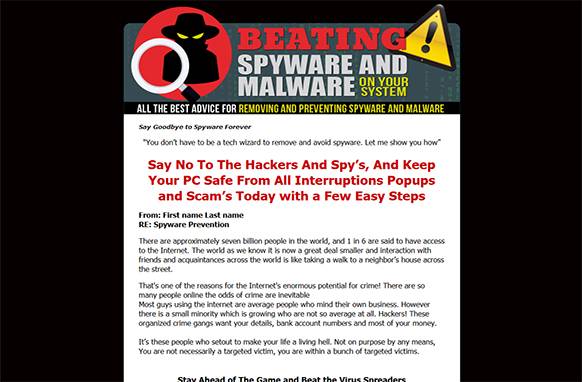 Screen445 Beating Spyware and Malware On Your System