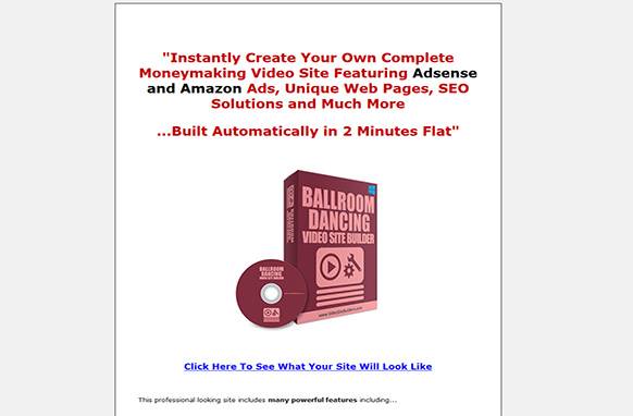Screen42-2 Ballroom Dancing Video Site Builder