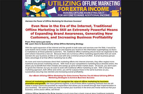 Screen-4-2 Utilizing Offline Marketing For Extra Income