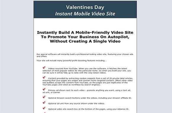 Screen-17 Valentines Day Instant Mobile Video Site